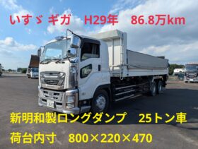 ISUZU Giga Deep Dump Truck 2017